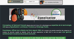 Desktop Screenshot of eci-signalisation.fr